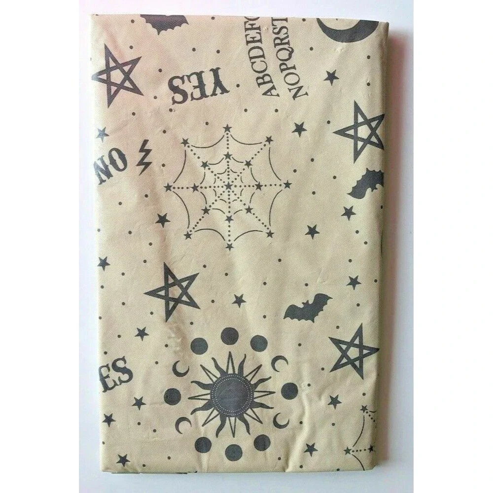 Nantucket Ouija Board Halloween Vinyl Tablecloth 60